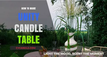 Elegant Unity Candle Table DIY: Step-by-Step Guide for Your Ceremony