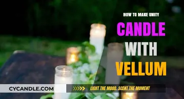 Crafting a Unity Candle with Vellum: A Step-by-Step Guide