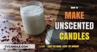 Crafting Clean-Burning Unscenteed Candles: A Step-by-Step DIY Guide