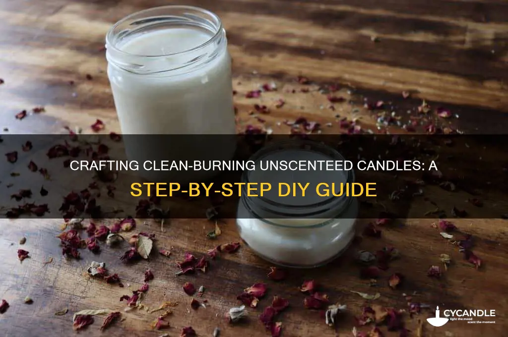 how to make unscented candles