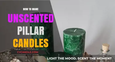 Crafting Unscented Pillar Candles: A Step-by-Step DIY Guide
