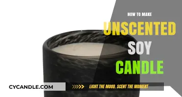 Crafting Unscented Soy Candles: A Simple DIY Guide for Beginners