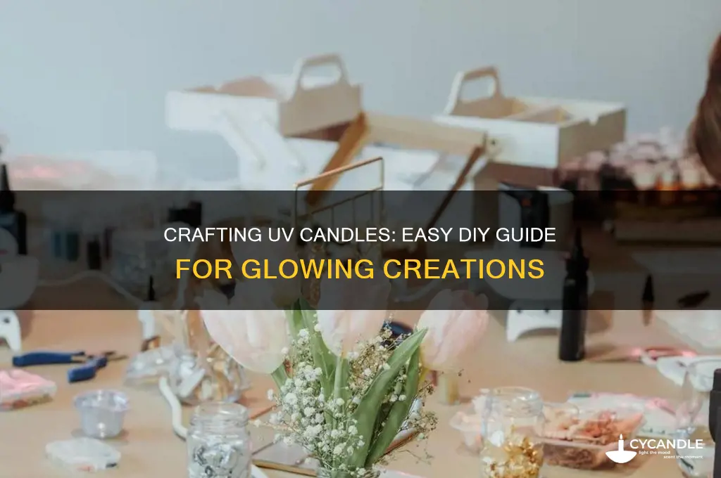 how to make uv candles