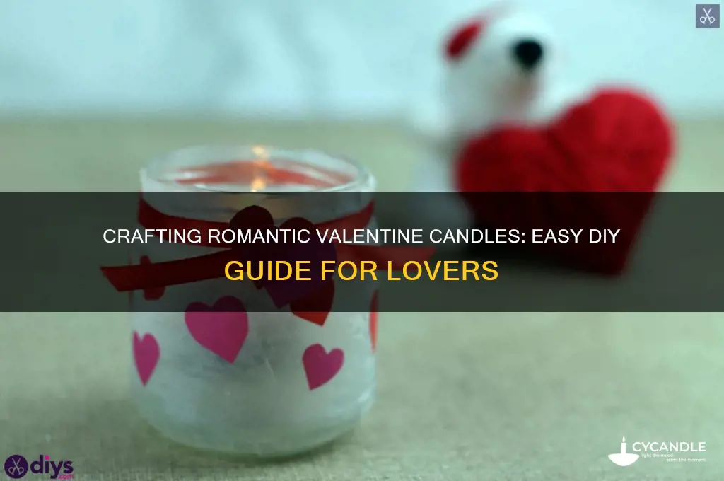 how to make valentine candles