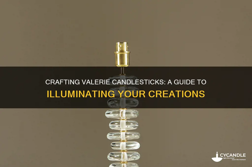 how to make valerie candle sticks light up