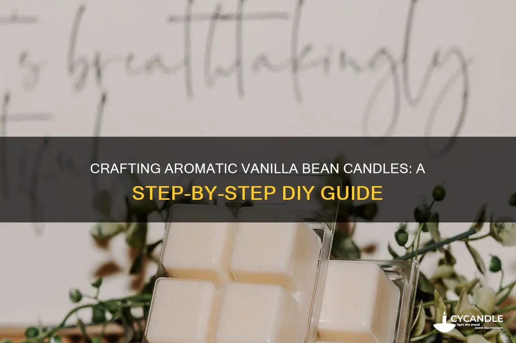 how to make vanilla bean candles
