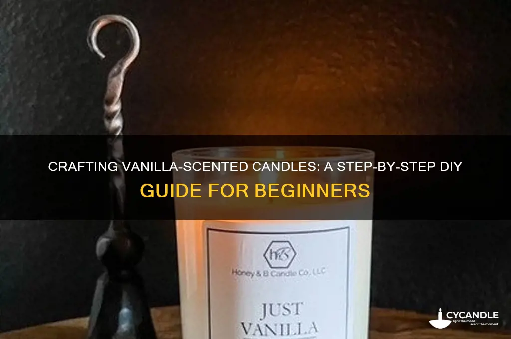 how to make vanilla sented candles