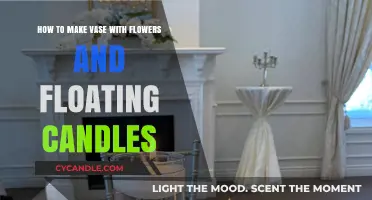 Elegant DIY Vase: Floating Candles and Flowers for Ambiance