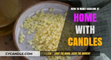 DIY Vaseline: Crafting Homemade Petroleum Jelly Using Candles Easily