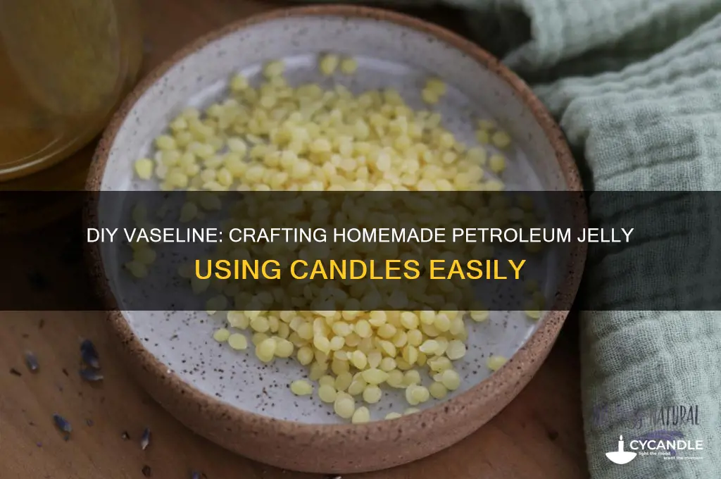 how to make vaseline at home with candles