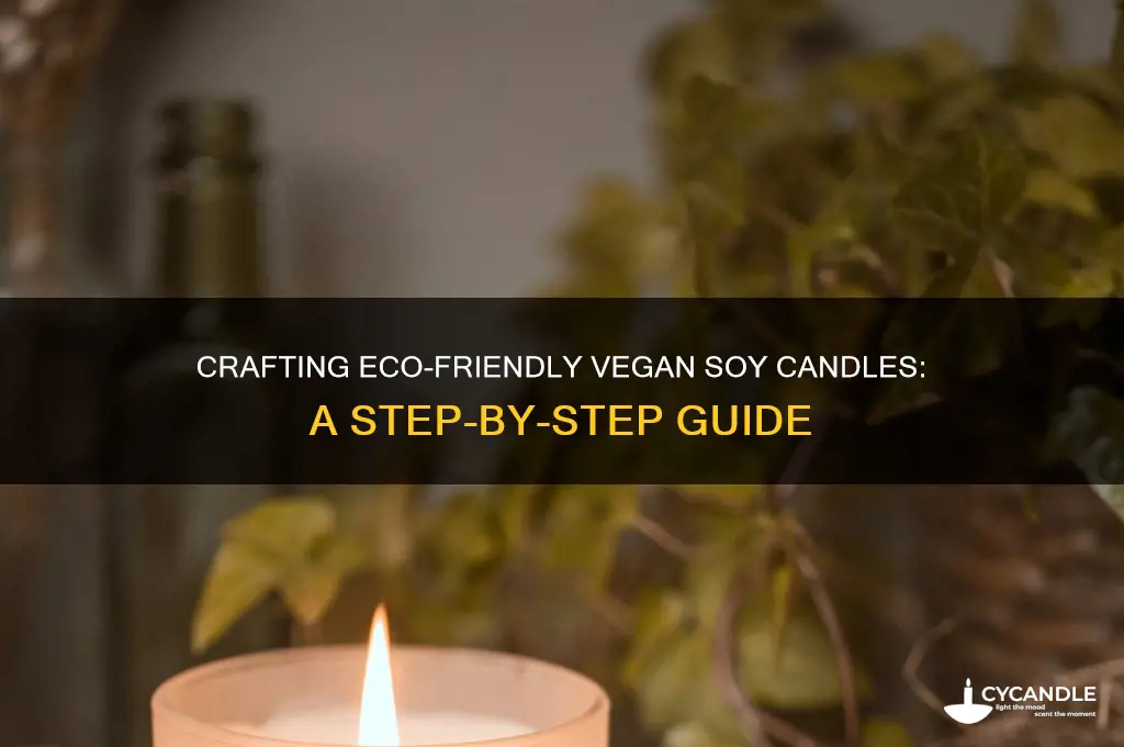 how to make vegan soy candles