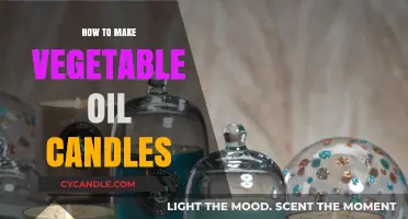 Crafting Eco-Friendly Vegetable Oil Candles: A Simple DIY Guide