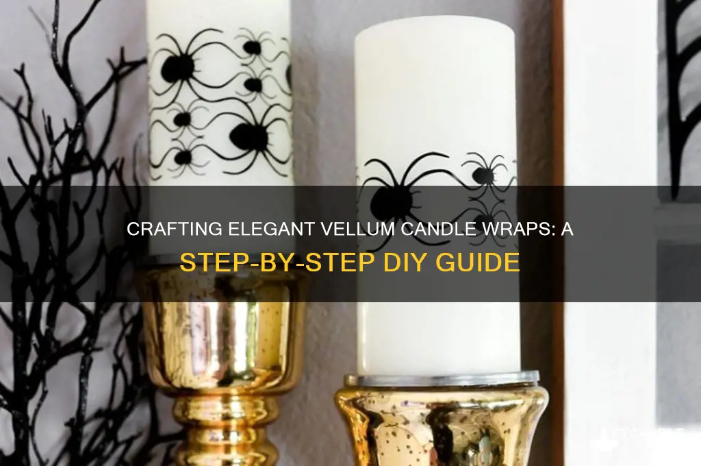 how to make vellum candle wraps