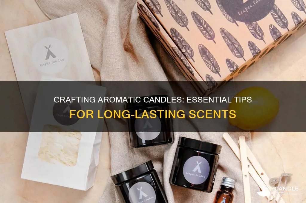 how to make very aromatic candles