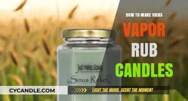 DIY Vicks Vapor Rub Candles: Easy Aromatherapy for Relaxation