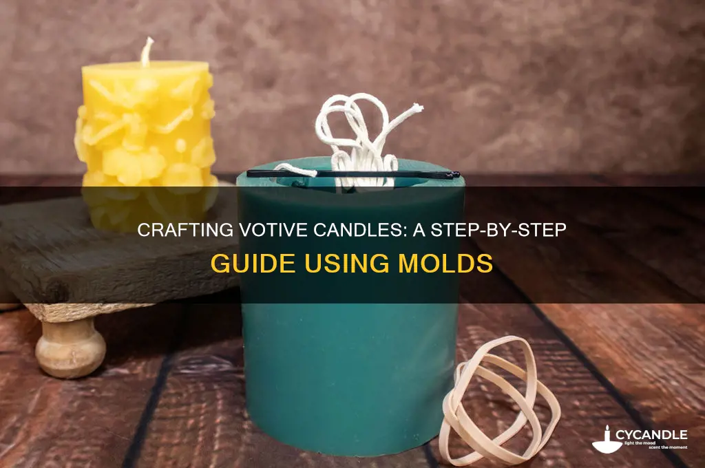 how to make votive candles with mold