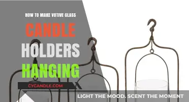 DIY Hanging Votive Glass Candle Holders: Easy Crafting Guide