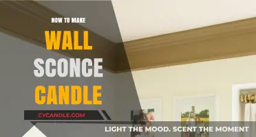 Crafting Elegant Wall Sconce Candles: A DIY Lighting Guide