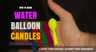 Creative DIY: Crafting Water Balloon Candles for Unique Decor