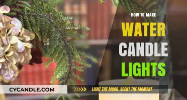 Create Soothing Water Candle Lights: Easy DIY Guide for Ambiance