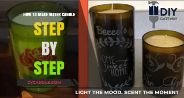 Crafting Water Candles: A Simple Step-by-Step DIY Guide
