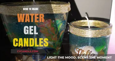 Crafting Water Gel Candles: A Step-by-Step DIY Guide