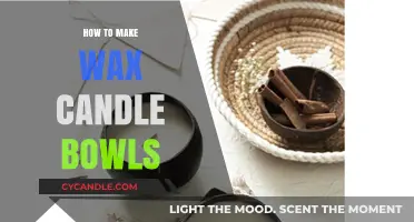 Crafting Wax Candle Bowls: A Step-by-Step DIY Guide