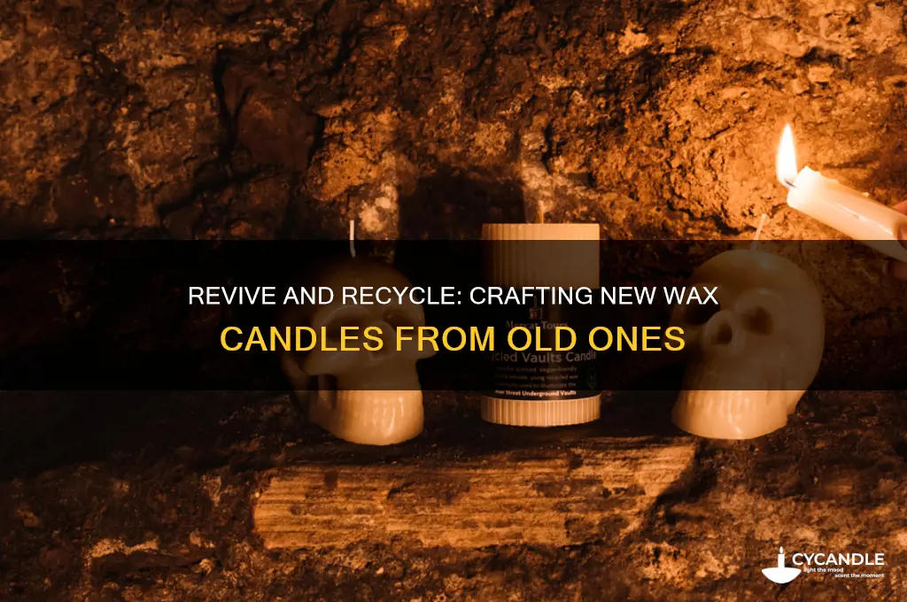 how to make wax candles from old candles