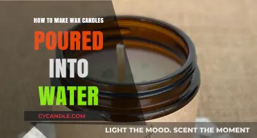 Crafting Wax Candles: A Simple Guide to Water Pouring Technique