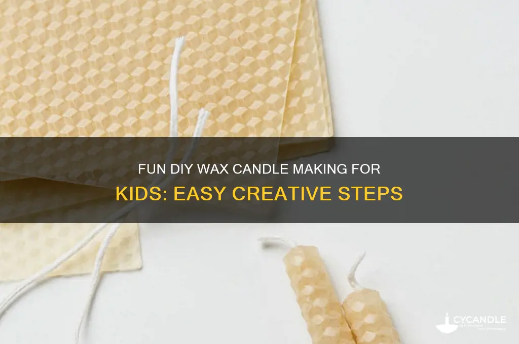 how to make wax candles with kods