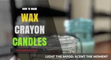 Creative DIY: Crafting Wax Crayon Candles for a Colorful Glow