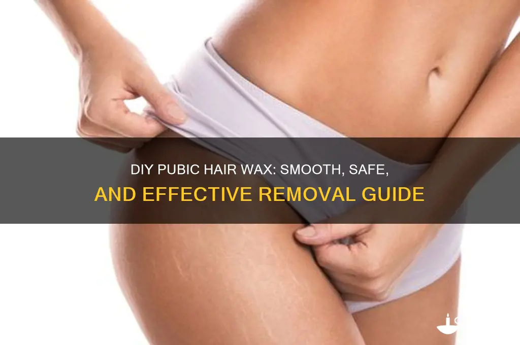 how to make wax for pubic hair