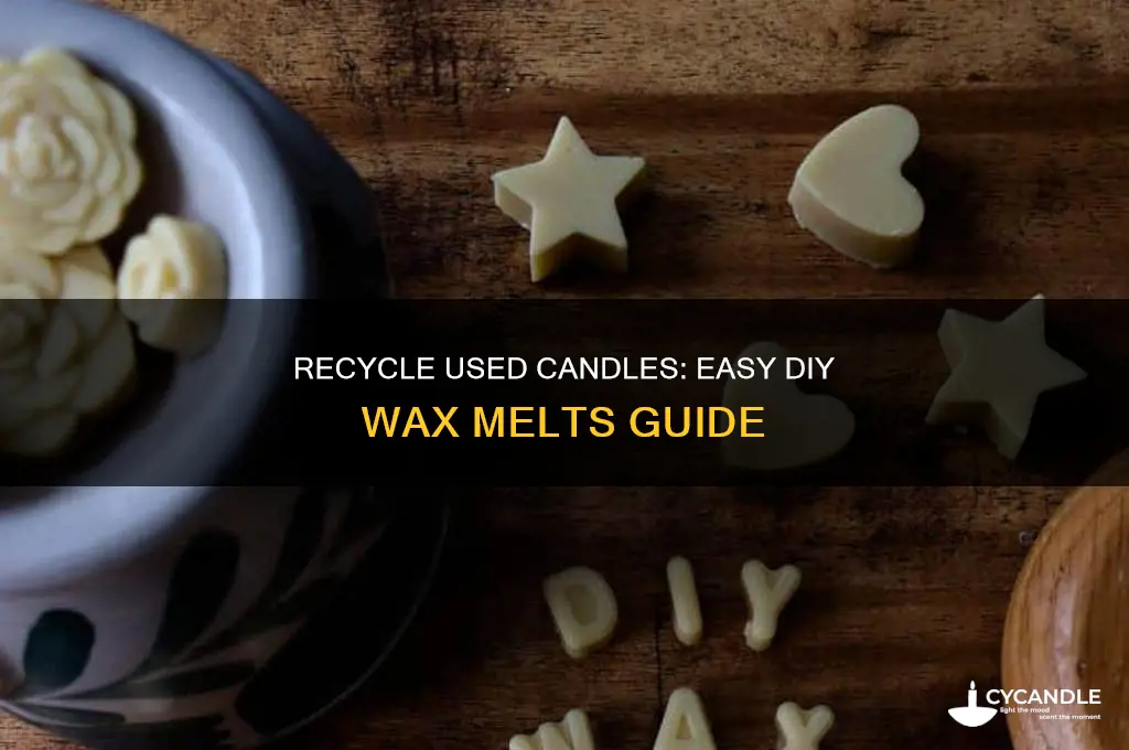 how to make wax from used candle into wax melt