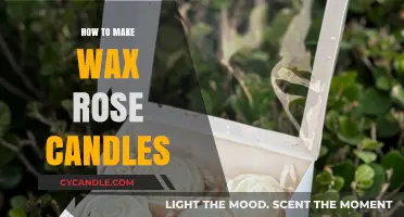 Crafting Wax Rose Candles: A Step-by-Step DIY Guide