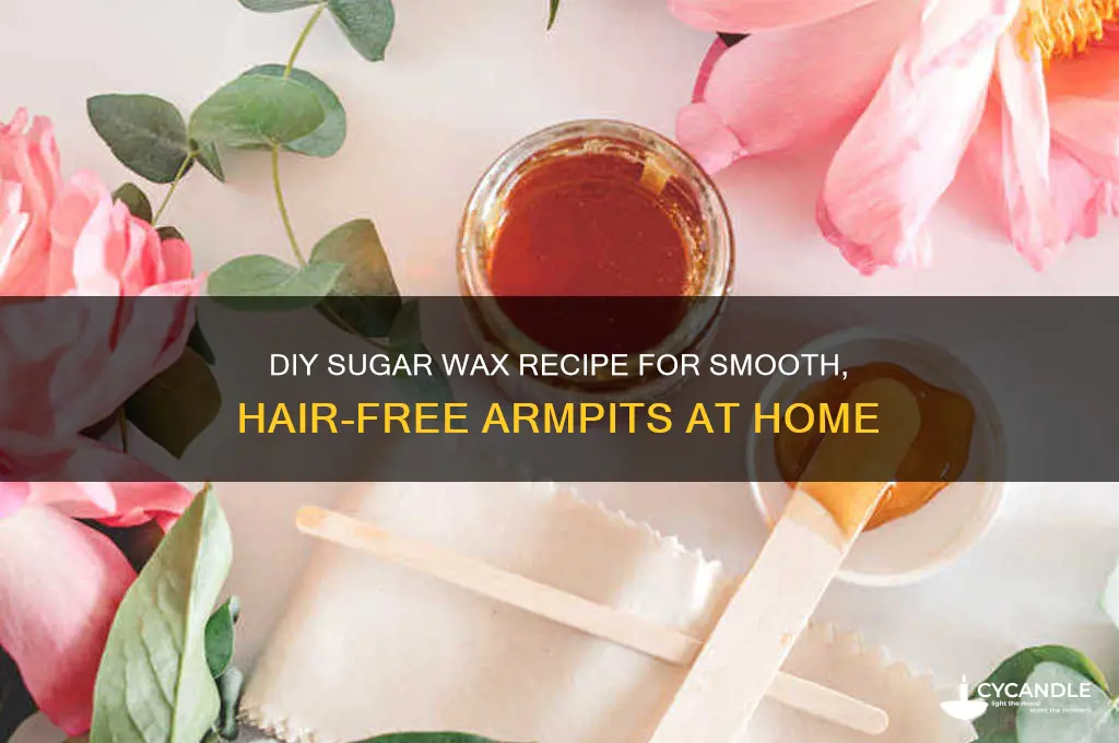 how to make wax to remove armpit hair