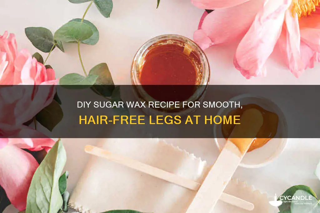 how to make wax to remove leg hair
