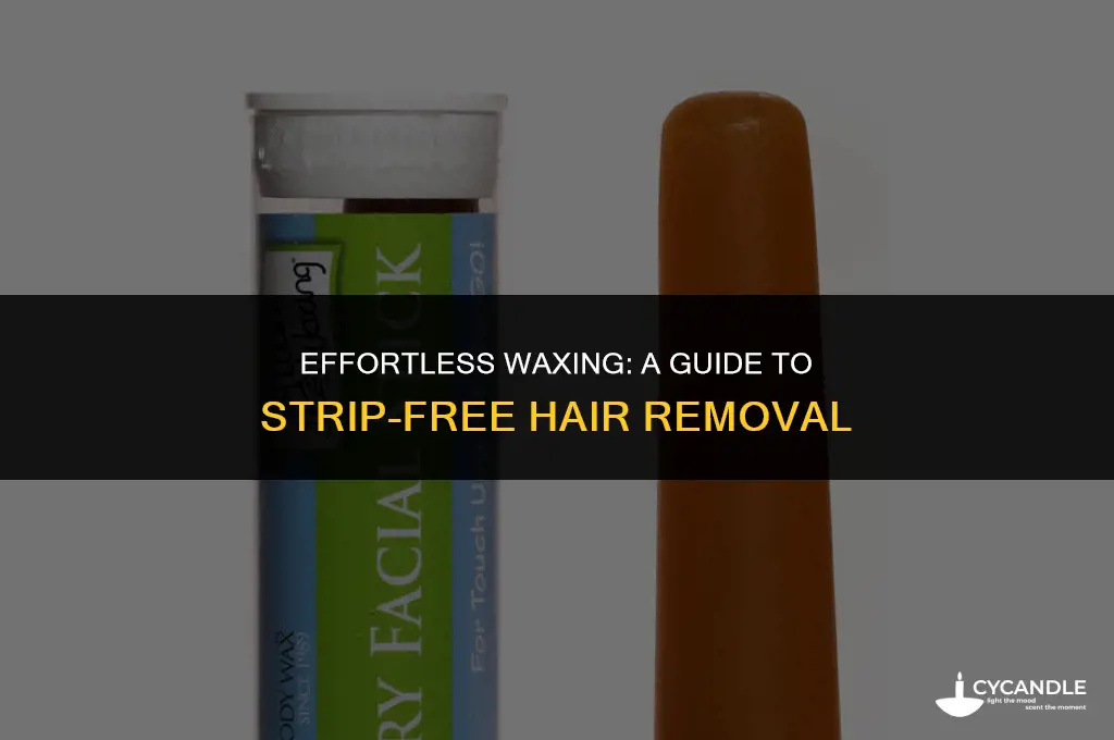 how to make wax without using strips