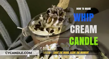 Crafting Whipped Cream Candles: A Step-by-Step DIY Guide