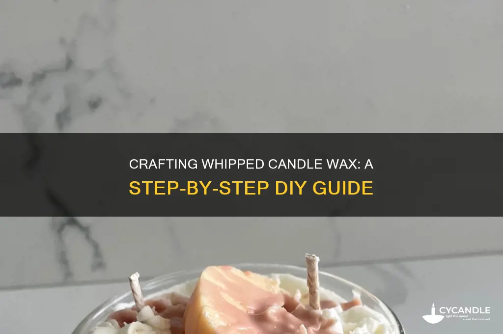 how to make whipped candle wax