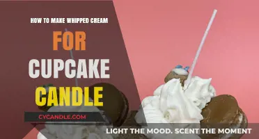 Crafting Whipped Cream Toppings for Cupcake Candles: A DIY Guide