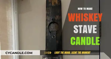 Crafting Whiskey Stave Candles: A Step-by-Step DIY Guide