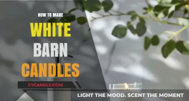 Crafting White Barn Candles: A Step-by-Step DIY Guide