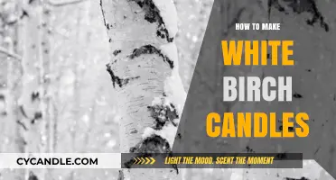 Crafting Cozy White Birch Candles: A Step-by-Step DIY Guide