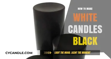 Transforming White Candles to Black: A Simple DIY Guide