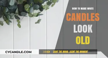 Aging White Candles: Simple Techniques for an Antique Look
