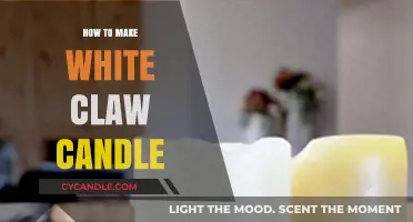 DIY White Claw Candle: Crafting a Refreshing Scented Masterpiece