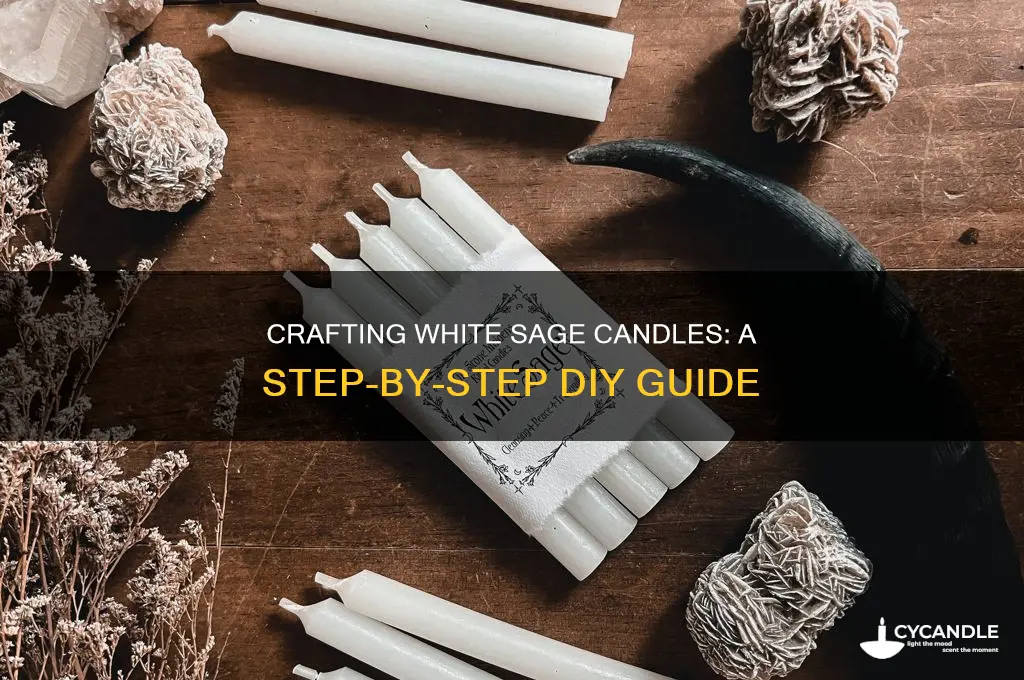 how to make white sage candles