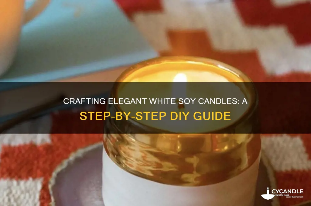 how to make white soy candles