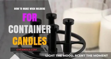 DIY Wick Holders: Perfectly Centered Container Candles Made Easy