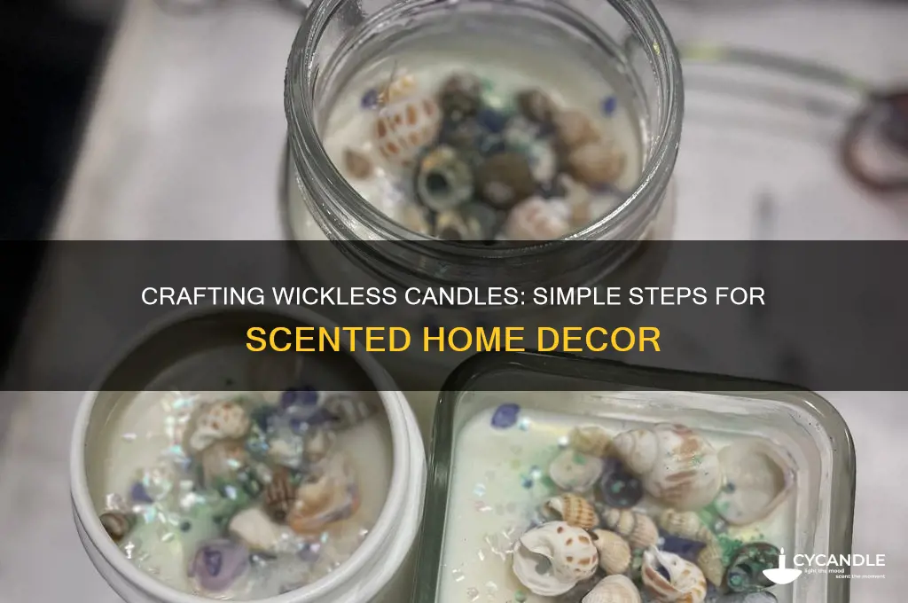 how to make wickless candle